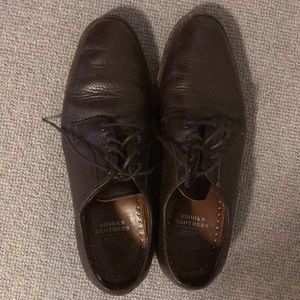 Brooks Brothers brown leather oxfords